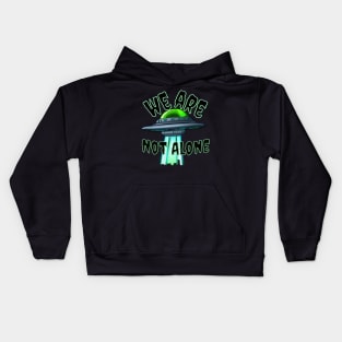 WE ARE NOT ALONE mothership Kids Hoodie